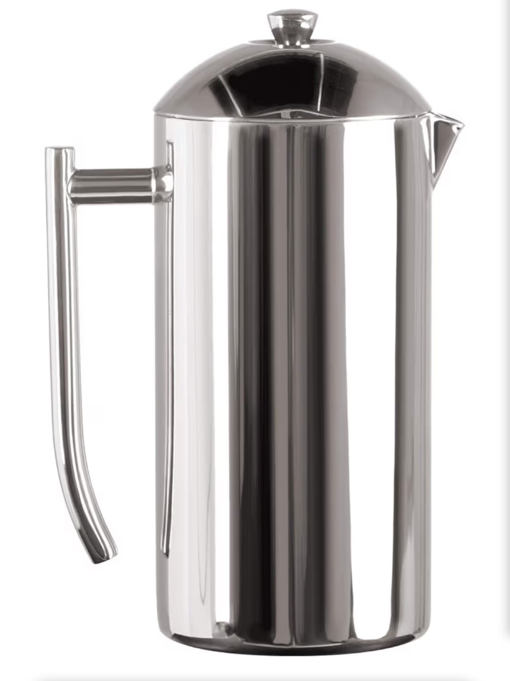 Frieling Double-Walled Stainless-Steel French Press Coffee Maker Polished, 17 OZ